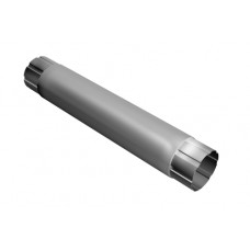 Труба круглая соединительная GL PU 100 мм 1 м RAL 9003 сигнальный белый