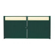 Ворота Estet Plus 2,4х3,6 RAL 6005/1014