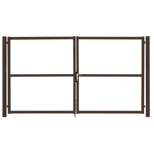 Ворота Colority цинк с замком 1,5х3,5 RAL 8017