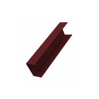 Крышка 65х40 жалюзи Milan,Tokyo 0,45 Drap RAL 3005 красное вино
