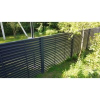 Ламель забора жалюзи Милан новый Grand Line 0,45 Drap СТ RAL 7016 антрацитово-серый