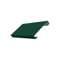 Ламель лицевая 125 забора жалюзи Техас Grand Line 0,45 Drap RAL 6005 зеленый мох