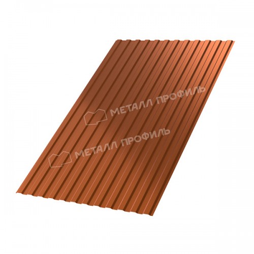 Профилированный лист МеталлПрофиль МП-10x1100-A (AGNETA_Д-20-Copper-0,5)