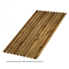 Профилированный лист МеталлПрофиль С-21x1000-A (ECOSTEEL_T-12-Дуб-0,45)
