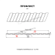 Профлист МЕТАЛЛ ПРОФИЛЬ С-8х1150-B (MattMP-20-7024-0,5)