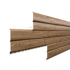 Сайдинг МеталлПрофиль Lбрус-15х240 (ECOSTEEL_T-01-Кедр-0.5)