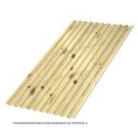 Профилированный лист МеталлПрофиль С-21x1000-A (ECOSTEEL_T-12-Орех-0,45)