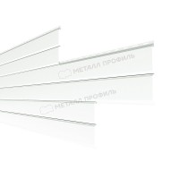Сайдинг МеталлПрофиль Lбрус-XL-14х335 NormanMP (ПЭ-01-9003-0.5)