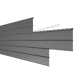 Сайдинг МеталлПрофиль Lбрус-XL-14х335 (VALORI-20-Grey-0.5)
