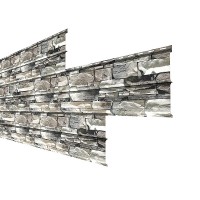 Сайдинг МеталлПрофиль Lбрус-XL-В-14х335 (ECOSTEEL-01-Белый Камень ПР-0.5)
