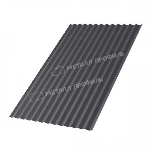 Профилированный лист МеталлПрофиль МП-18х1100-B (VALORI-20-Grey-0,5)