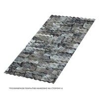 Профилированный лист МеталлПрофиль МП-18x1100-B (ECOSTEEL-01-БелыйКамень-0,5)