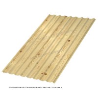 Профилированный лист МеталлПрофиль МП-20x1100-A (ECOSTEEL_T-01-Сосна-0,5)