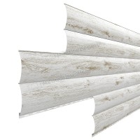 Сайдинг МеталлПрофиль Woodstock-28х330 (ECOSTEEL_MA-01-Беленый Дуб-0.5)