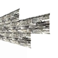 Сайдинг МеталлПрофиль Lбрус-XL-14х335 (ECOSTEEL-01-Белый Камень ПР-0.5)
