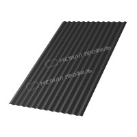Профилированный лист МеталлПрофиль МП-18х1100-A (VALORI-20-DarkGrey-0,5)