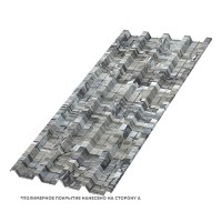 Профилированный лист МеталлПрофиль Н-60x845-B (ECOSTEEL-01-БелыйКамень-0,5)