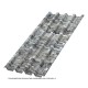 Профилированный лист МеталлПрофиль Н-60x845-B (ECOSTEEL-01-БелыйКамень-0,5)