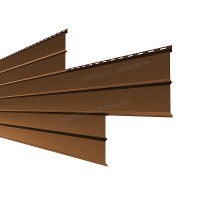 Сайдинг МеталлПрофиль Lбрус-XL-Н-14х335 (PURMAN-20-Argillite-0.5)