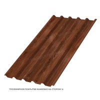 Профилированный лист МеталлПрофиль С-44x1000-B (ECOSTEEL-01-МореныйДуб-0,5)