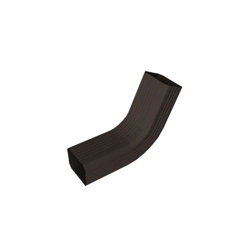 Колено стока гофрированное Vortex Lite 76х102мм RR 32 темно-коричневый